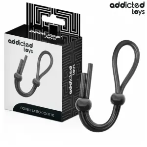 ADDICTED TOYS - Cuerda Silicona para el Pene de Lazo Doble