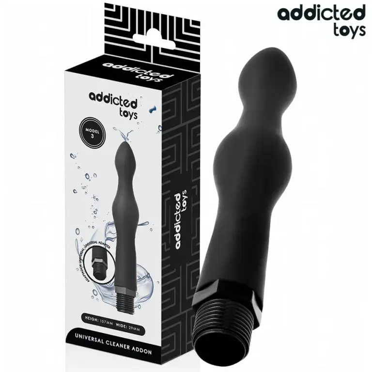 Addicted Toys - Limpiador anal con adaptador universal Modelo 3