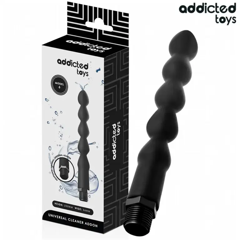 Addicted Toys - Limpiador anal con adaptador universal modelo 6