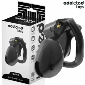 ADDICTED TOYS LOCKED - Mindnight Cell Jaula para Pene Talla S 4.8 cm