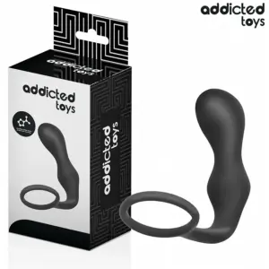 ADDICTED TOYS - Plug Anal con Anillo Silicona Modelo 3
