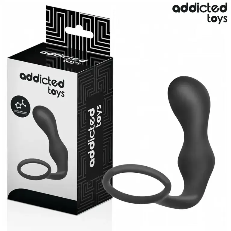 ADDICTED TOYS - Plug Anal con Anillo Silicona Modelo 3