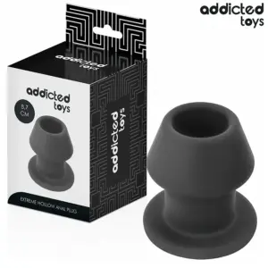 ADDICTED TOYS - Plug Anal Hueco Extrem Silicona Talla M 8,7 cm