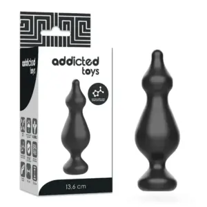 ADDICTED TOYS - Plug Anal Negro de 13.6 cm para Principiantes