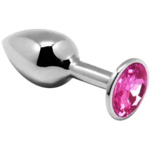 ALIVE - Mini Plug Anal Metálico Rosa Talla M para Nuevas Sensaciones