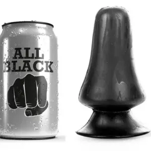 ALL BLACK - Buttplug Anal de 12 cm para Placer Inigualable