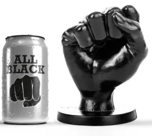 All Black - Buttplug Fist Anal 14 cm para experiencias intensas