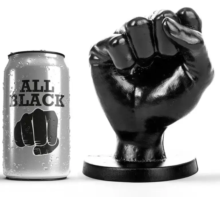 All Black - Buttplug Fist Anal 14 cm para experiencias intensas