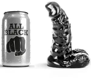 ALL BLACK - DILDO 13 CM para principiantes en exploración erótica