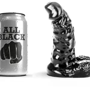 ALL BLACK - DILDO 13 CM para principiantes en exploración erótica