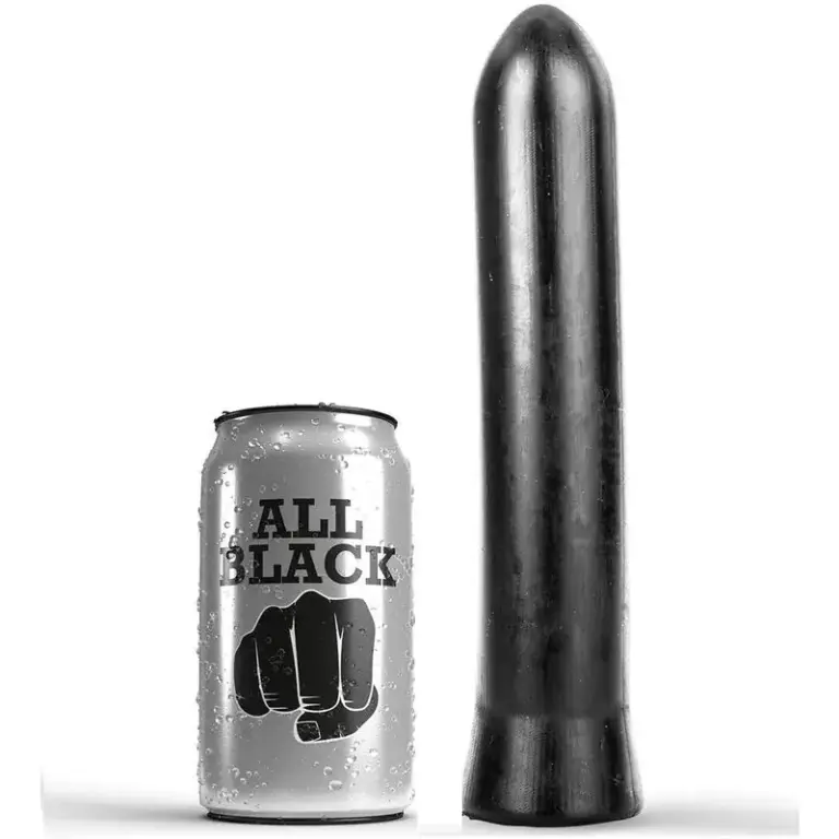 ALL BLACK - Dildo 22 cm para una experiencia intensa