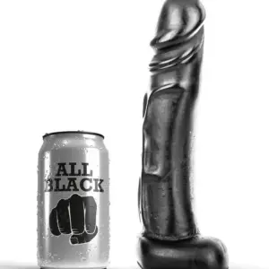 ALL BLACK - Dildo 22 cm para una Experiencia Placentera
