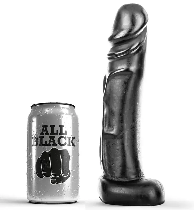 ALL BLACK - Dildo 22 cm para una Experiencia Placentera
