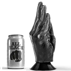 ALL BLACK - Dildo Fisting 21 cm para una experiencia intensa