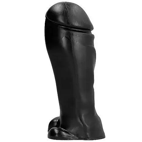 ALL BLACK - Dong 22 CM Punta Ancha para Placer Avanzado - Imagen 2