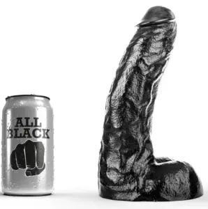 ALL BLACK - Dong de 25,5 cm para Placer Infinito