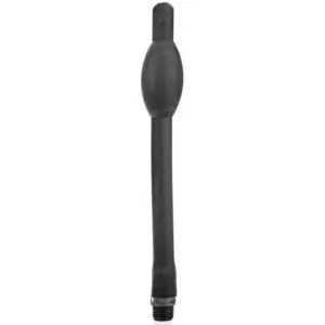 ALL BLACK - Ducha Anal Hinchable Silicona 27 cm para Placer y Limpieza