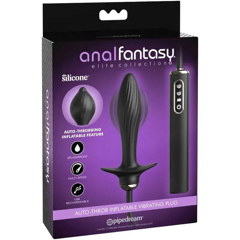 Anal Fantasy Elite Collection - Plug Inflable & Vibrador Auto-Throb - Imagen 7