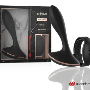 ANBIGUO - Watchme Control Remoto Vibrador Plug Anal Vernet