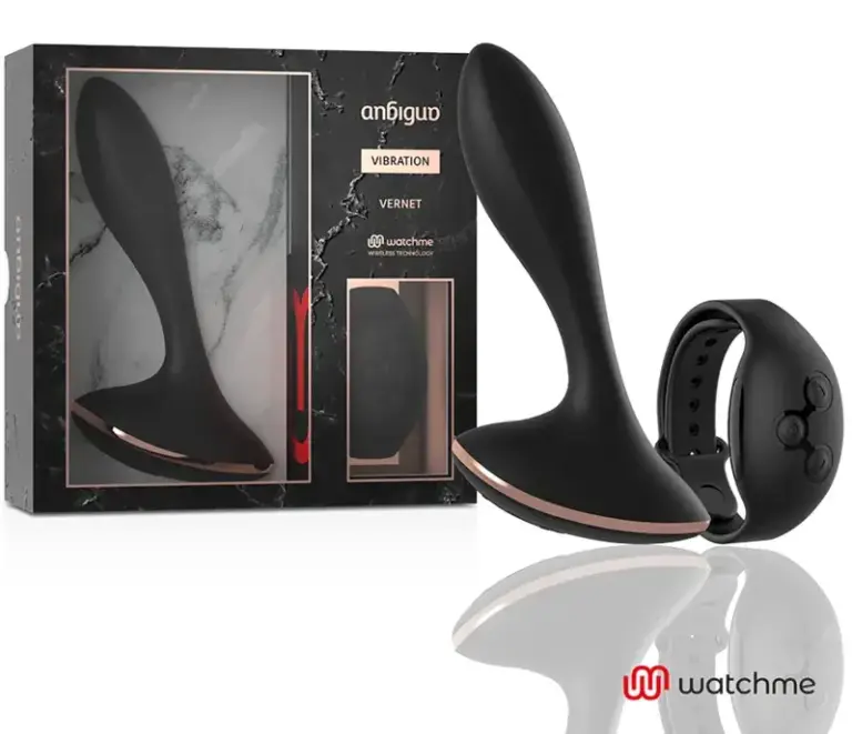 ANBIGUO - Watchme Control Remoto Vibrador Plug Anal Vernet