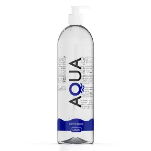 AQUA QUALITY - Lubricante Base de Agua 1000 ML para un Placer Inigualable