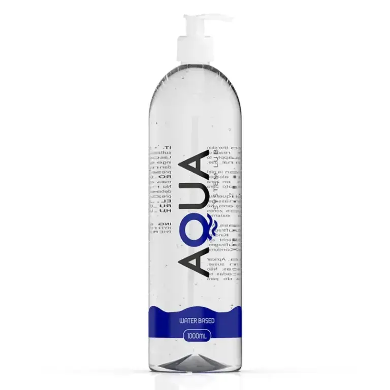 AQUA QUALITY - Lubricante Base de Agua 1000 ML para un Placer Inigualable