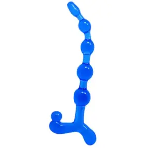 Bendy Twist - Bolas Anales Azul para Placer Infinito