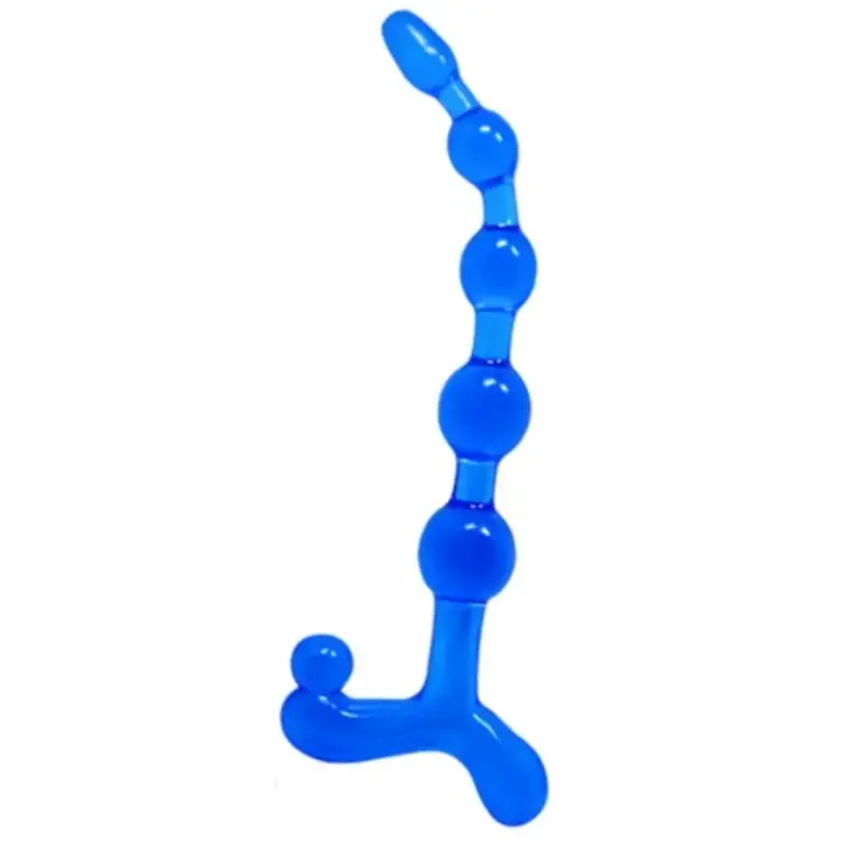Bendy Twist - Bolas Anales Azul para Placer Infinito