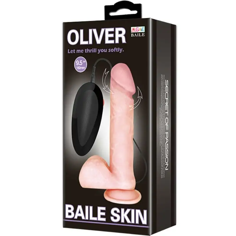 Baile - Vibrador Realístico Oliver con Función Rotación - Imagen 3