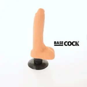 BASECOCK - Vibrador realista 18.5 cm natural
