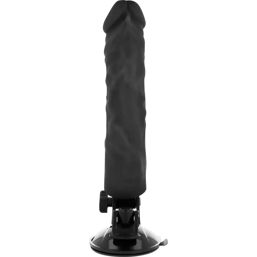 BASECOCK - Vibrador realista control remoto negro 21 cm - 4 cm - Imagen 4