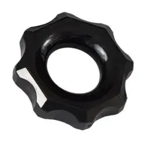 Bathmate - Anillo pene Spartan negro para erecciones duraderas