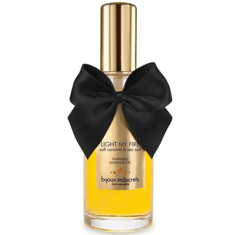 Bijoux - Aceite de masaje efecto calor aroma caramelo