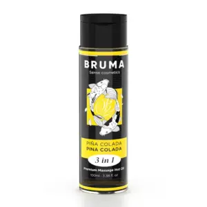 Bruma - Aceite de Masaje Premium Efecto Calor Sabor Piña Colada 3 en 1