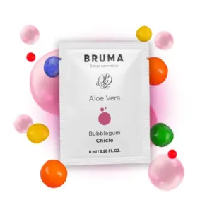 BRUMA - Gel Deslizante con Aloe Vera Sabor a Chicle 6 ML