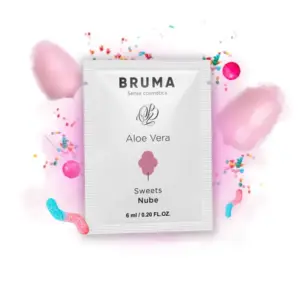 BRUMA - Gel Deslizante con Aloe Vera Sabor a Nube 6 ML