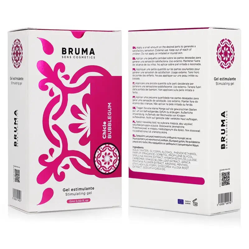 BRUMA - Gel estimulante sabor chicle para momentos íntimos intensos - Imagen 7