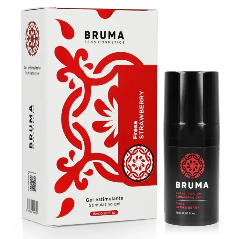 BRUMA - Gel estimulante sabor fresa para momentos íntimos