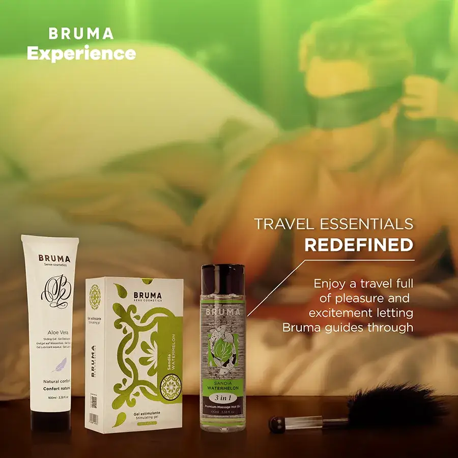BRUMA XPERIENCE - KIT TENTACIÓN DULCE SANDÍA CON POTENCIADOR DE ORGASMOS - Imagen 3