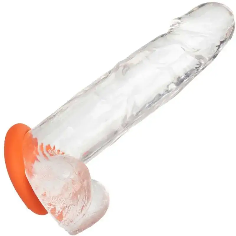 CalExotics - Alpha Anillo Prolong Grande Naranja para Placer Prolongado - Imagen 6