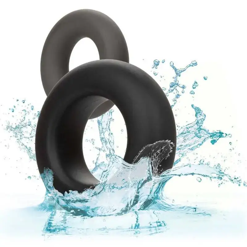 CalExotics - Alpha Set de 2 Anillos Prolong Gris para Experiencias Íntimas - Imagen 7