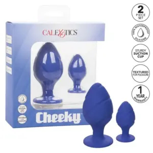 CALEXOTICS - Cheeky Plugs Anales Lila para Diversión Sexual