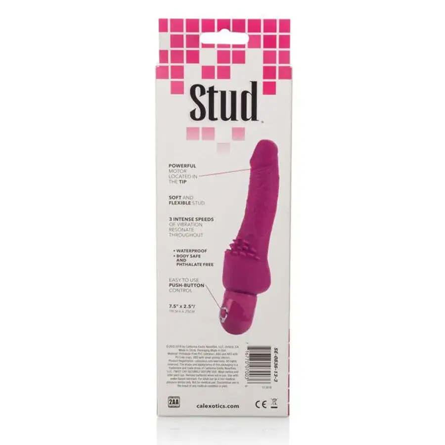 CALEXOTICS - Power Stud Cliterrific Vibrador Rosa para Placer Infinito - Imagen 2