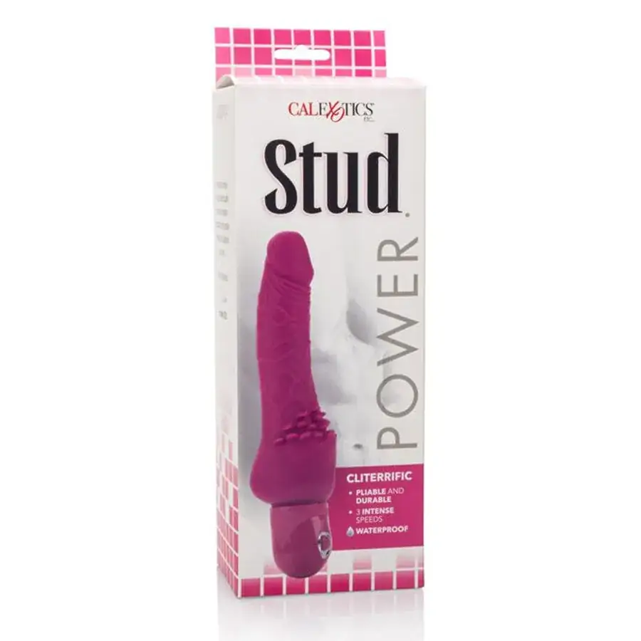CALEXOTICS - Power Stud Cliterrific Vibrador Rosa para Placer Infinito - Imagen 3