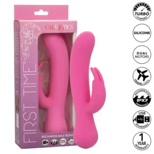 CALEXOTICS - Vibrador rabbit recargable rosa para el placer absoluto