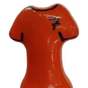 CONDOMERIE - PRESERVATIVO DECORATIVO PINTADO A MANO CAMISA NARANJA