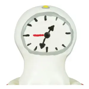 CONDOMERIE - PRESERVATIVO DECORATIVO PINTADO A MANO RELOJ