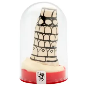 CONDOMERIE - PRESERVATIVO DECORATIVO PINTADO A MANO TORRE DE PISA