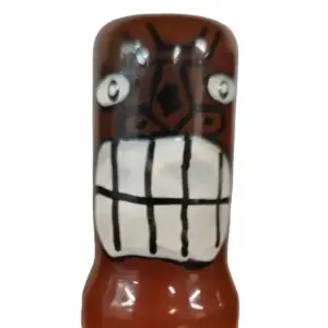 CONDOMERIE - PRESERVATIVO DECORATIVO PINTADO A MANO TOTEM TIKI-FRIKI-02
