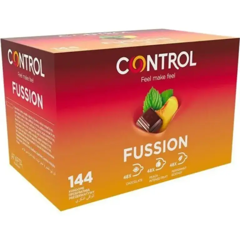 CONTROL - Adapta Fussion Preservativos 144 Unidades - Innovación en Placer